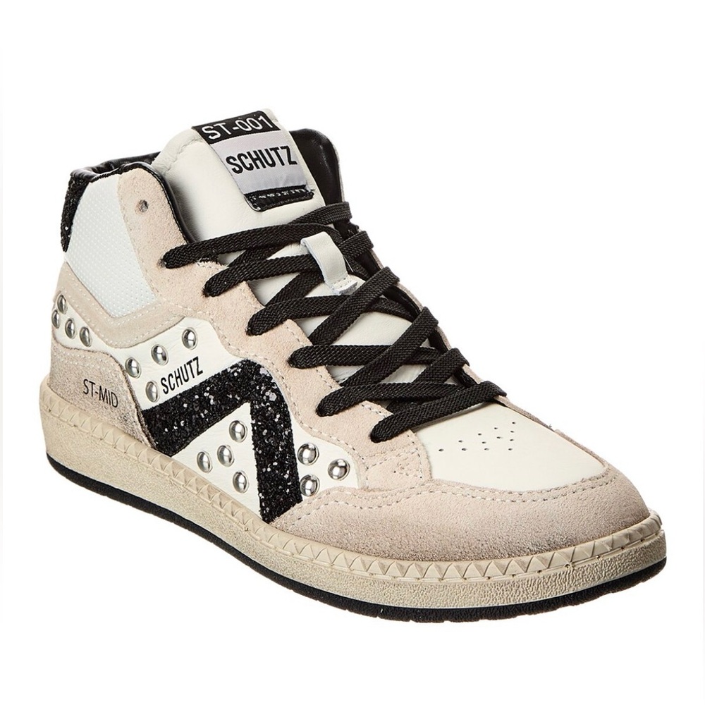 BRAND NWT SCHUTZ ST-MID ROCK SNEAKERS SZ:10